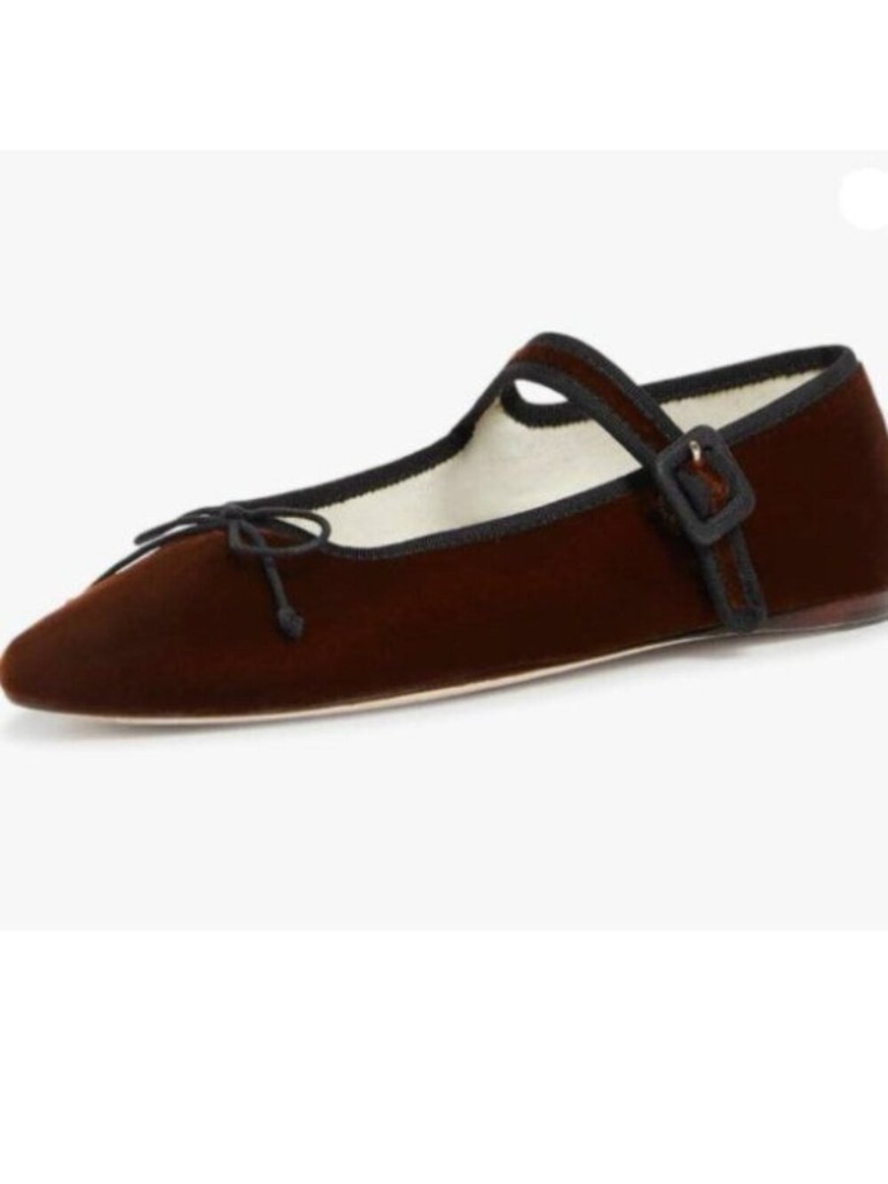miss left Women Bowknot Ankle Strap Mary Jane Classic Closed Round Toe Red shoes